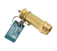 Soupape de décompression en laiton pour compresseur d'air 1/2 pour filetage BSP avec pression nominale de 0,8 MPa (1/2 (1/2 (8 kg)
