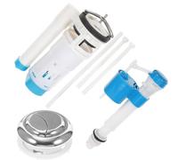 Soupape de Remplissage pour Toilettes, Bouton, ABS Caoutchouc, Solide | Pièce de Réservoir Intérieure, Stable et Pratique, Kit de Remplacement pour Chasse