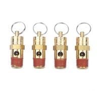 Soupape de sécurité en laiton 1/4 NPT pour systèmes de compresseur d'air, large plage de pression 125 psi-270 psi, débit unidirectionnel, design compact de 40 mm pour (270 psi)