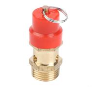 Soupape de sécurité en laiton 8 kg pour contrôle de la pression du compresseur d'air 6,35 mm 3/8 1/2" pour filetage BSP Régulateur de libération de gaz industriel (3/8)