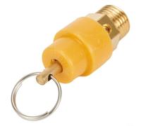 Soupape de sécurité en laiton 8 kg pour contrôle de la pression du compresseur d'air 6,35 mm 3/8 1/2" pour filetage BSP Régulateur de libération de gaz industriel (1/4)