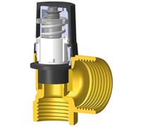 Soupape de sécurité pour chauffage DUCO 1/2" x 3/4" 4,5 bar (691520.45)