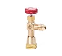 Soupape de sécurité, valve tuyau charge mâle/femelle | R410a R22 outil de réfrigération climatisation soupape de sécurité adaptateur raccord 1/4 "5/16" pouces ((F Type R410a)