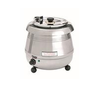 Soupière De Luxe inox couvercle ajouré H 360 mm 9 L