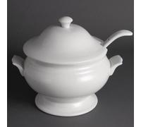 Soupière et louche Olympia Whiteware 2,5 L