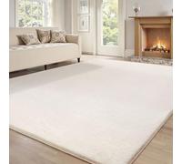 Sour Lemon Tapis de salon - Tapis pour chambre à coucher, fausse fourrure de lapin, lavable, antidérapant, grand tapis de sol lisse à poils courts pour décoration
