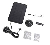 Source d'énergie solaire résistante aux intempéries pour appareils photo - Contient un support à 360 degrés et un cordon d'extension - Panneau solaire en silicone monocristallin