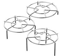 SourceTon Lot de 3 supports de grille en acier inoxydable Trivet, grille à vapeur 3 tailles support de cuisson pour casseroles et poêles de 1,2 pouces, 2,8 pouces