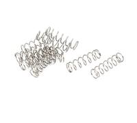 sourcing map 0.5mmx6mmx20mm en acier inox 304 Compression Ressort Argenté 10pcs Ressort de Compression