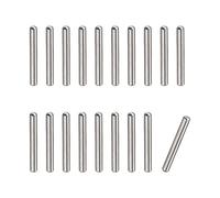 sourcing map 1.5x10mm Goujons, 100pcs 304 Inox Acier Rond Tête Plat Chanfreiné Terminal Goupille Bois Couchette Lit Étagère Chevilles Support Étagères Jeûne Éléments