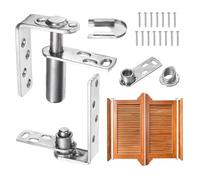 sourcing map 1 ensemble de charnières de porte robustes pour berline, charnière de porte de café en acier inoxydable 304 pour portes battantes de 30 mm d'épaisseur, grande capacité de charge de 10 kg