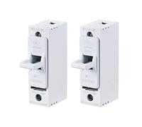 sourcing map 1 Pôle Fusible Support RT14-20 AC380V 20A 2Pcs RT14 RT18 R015 Céramique Fusible