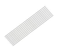 sourcing map 10 Pcs 0.8mm Mini Micro Forets Hélicoïdaux Haute Vitesse Acier Droit Tige Extra Long Perceuse Pointe 100mm pour Aluminium Alliage