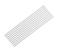 sourcing map 10 Pcs 0.9mm Mini Micro Forets Hélicoïdaux Haute Vitesse Acier Droit Tige Extra Long Perceuse Pointe 100mm pour Aluminium Alliage