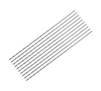 sourcing map 10 Pcs 1.3mm Mini Micro Forets Hélicoïdaux Haute Vitesse Acier Droit Tige Extra Long Perceuse Pointe 100mm pour Aluminium Alliage