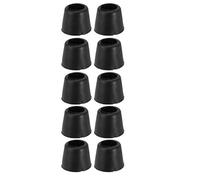 sourcing map 10 PCS 12mm Hauteur 15mm Dia bloc butée caoutchouc porte coul. verre fenêtre