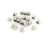 sourcing map 10 Pcs 250V 0.4A Rapide Fusion Verre Fusibles Tube 5mm x 20mm
