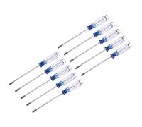 sourcing map 10 Pcs Mini Fendue Tournevis 3.0mm Plat Tête | 127mm Longueur pour Petit Appareils électroménagers Réparation