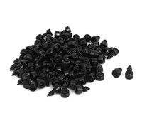 sourcing map 100 pcs 3mm x 6mm vis autotaraudeuses tête hexagonale | acier carbone, filetage