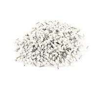 sourcing map 1000pcs 0,5mm2 Embout de Câble Embout de Câblage Cosse à Sertir électrique Fil Sertissage Borne Connecteur Terminal AWG 22 Fil Cuivre Sertissage Isolé Blanc VE0508