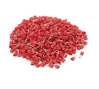 sourcing map 1000pcs Embout de Câble Embout de Câblage Cosse à Sertir électrique Fil Sertissage Borne Connecteur Terminal à virole isolée à double fil pour fil 2x16 AWG 2 x 1,5mm2