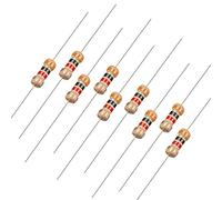 sourcing map 100pc Résistance 3k Ohm 0.25W 5% Tolérance 4 Bande couleur à Film de Carbone Axial