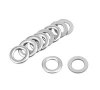 sourcing map 100Pcs 4mm x 7mm x 0.8mm Rondelle Plate en Acier Inoxydable 304 pour Boulon à Vis