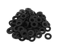 sourcing map 100pcs Joint Rondelle Plat en Caoutchouc pour Tuyau Robinet Passe-fil 8x16x2mm