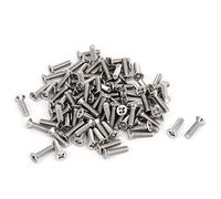 sourcing map 100pcs M3x10mm Filetage mâle tête fraisée cruciforme vis | métriques vis