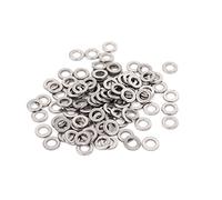 sourcing map 100Pcs M3x6mmx0.8mm Rondelle Plate en Acier Inoxydable | Rond pour Vis à Boulon