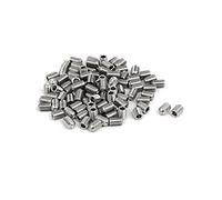 sourcing map 100pcs M4x6mm 316 vis boulon sans tête à cuvette