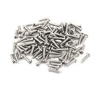 sourcing map 100pcs Vis M2,5 x 10mm Acier Inoxydable Vis Autotaraudeuses | Tête CroiséE