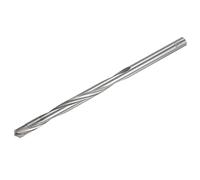 sourcing map 10mm Coupe Dia Cimenté Carbure Foret Hélicoïdal avec Rond Droit Tige pour Acier Trempé Acier Inox, 200mm Longueur