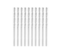 sourcing map 10Pcs 2.15mm HSS(Haute Vitesse Acier) W6542 Micro Perceuse Pointes Entièrement Sol Débardeur 57mm Longueur Perceuse Pointe pour Doux Acier Cuivre Aluminium