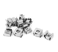 sourcing map 10pcs Écrous à cage flottants M4 x 0,7 mm Pas 304 en acier inoxydable pour armoire de serveur
