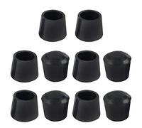 sourcing map 10pcs Embout Pied Chaise Bouchon Tampon Capuchon Protection Jambe Meuble Plancher en Caoutchouc 19mm Diamètre Intérieur