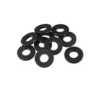 sourcing map 10Pcs Joint Torique Rondelle Plat en Caoutchouc pour Tuyau Robinet Passe-fil 12x24x3mm