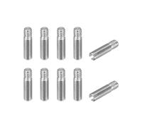 sourcing map 10Pcs M2 x 8mm Goupille Cylindrique Fendue en Acier Inoxydable 304, Goupille de Localisation à Filetage Externe pour Armoires de Meubles