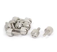 sourcing map 10pcs M3x8mm Vis moletée Tête cruciformes en métal pour Boîtier d'ordinateur PC