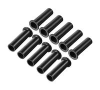 sourcing map 10pcs Manchon Cordon Protecteur Fil d'alimentation 49mm Noir | Démarrage Gaine Flexible PVC Passe-cable, longue