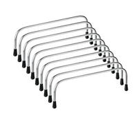 sourcing map 10Pcs Métal Interne Fil Cadres 7.09" | Tubulaire Sac Cadre Rectangle Sac Poignées pour Déjeuner Sac Pochette Sac Sac à Dos Bricolage Création
