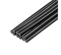 sourcing map 10pcs Mini bâtons de colle chaude 190 mm x 7 mm pour pistolets à colle noir