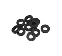sourcing map 10pcs Rondelle Plate Joint Torique en Caoutchouc pour Tuyau Robinet Passe-fil 9x18x4mm