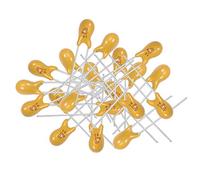 sourcing map 10uF Condensateur tantale 25V 2Broche Radial Trempé Tantalum Perle 20Pcs