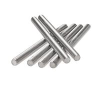 sourcing map 12Pcs M8 x 110mm Tige Filetée Entièrement 304 Inox Acier Droite Main Fil