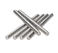 sourcing map 12Pcs M8 x 120mm Entièrement Filetée Tige 304 Inox Acier Droite Main Fil