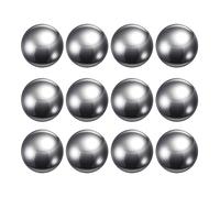 sourcing map 12pcs Précision Billes 20mm Diamètre G1000 201 Inox Acier pour Roulements