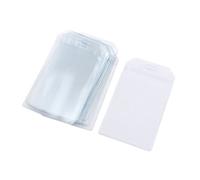 sourcing map 15 Pcs Office verticaux en plastique transparent étiquette porte-Badge