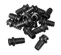 sourcing map 15pcs 8-7mm Manchon Cordon Protecteur Fil d'alimentation Sortie de Machine Gaine Passe-câble Passe-Fil PVC Flexible démarrage Noir