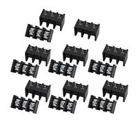 sourcing map 15Pcs LW1C AC300V 20A 9,5mm Pas 3P Barrière bornier à vis